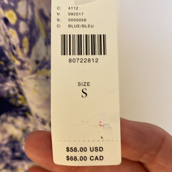 NWT Anthropologie Boxy Graphic Abstract Tee T-shirt - Picture 4 of 8